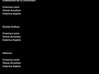 Recoleta: conclusión final