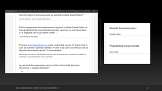 DANIEL DOBRE IMOBILIARE - 0749.067.475- WWW.DANIELDOBRE.RO 8
 