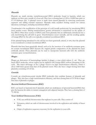 Recombinant dna | PDF