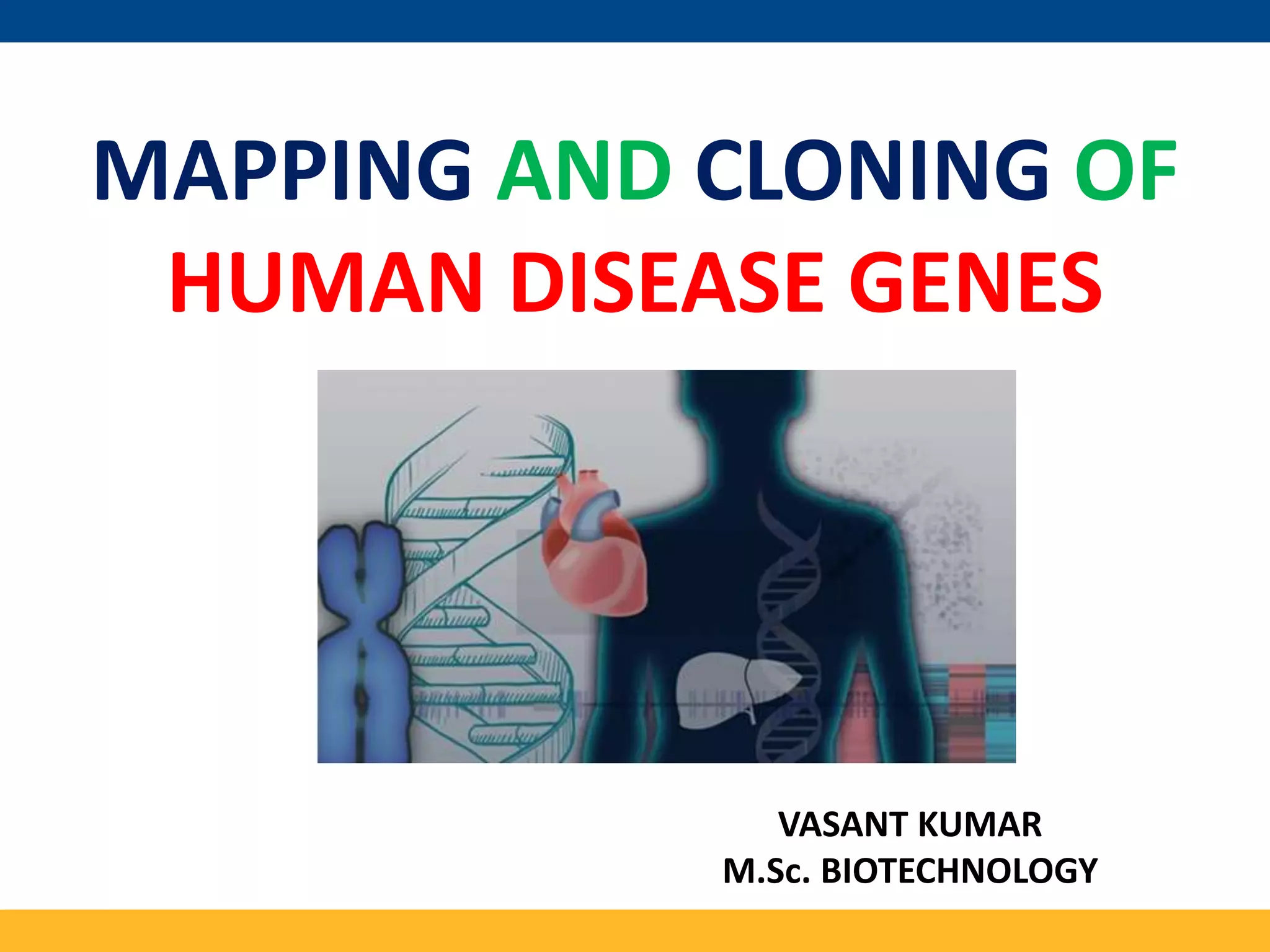 Mapping and Cloning of Human disease gene | PPTX