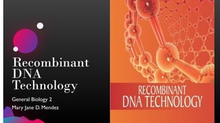 LESSON 1 Recombinant DNA Technology.pptx