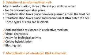 Recombinant DNA Technology | PPTX