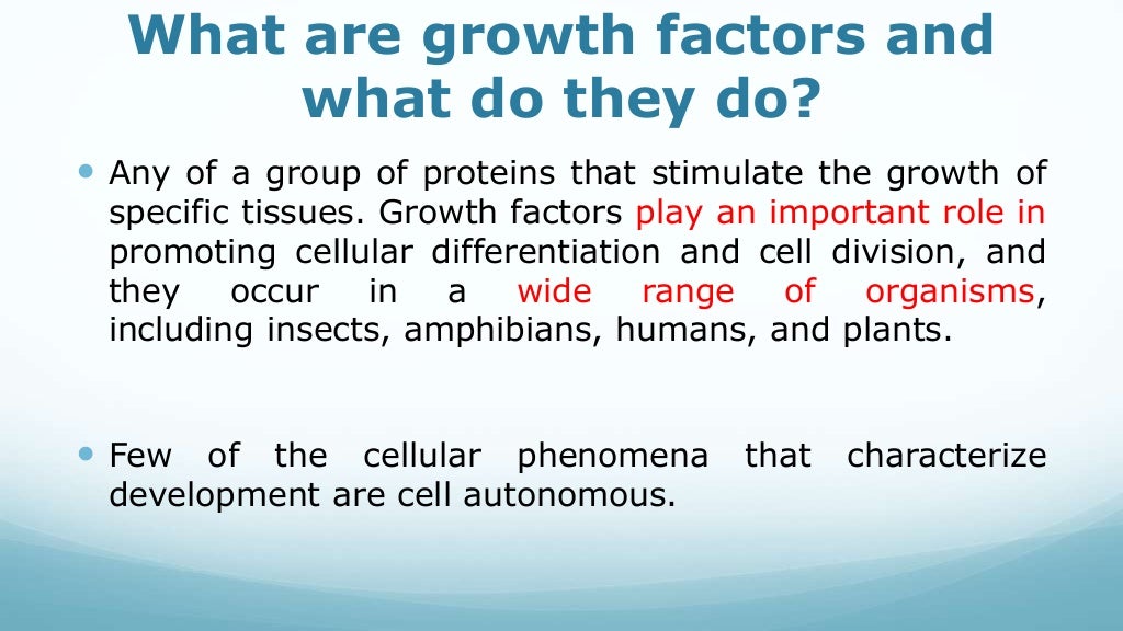 growth factors