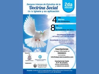 Únete a la Semana de la Doctrina Social de la Iglesia