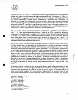 Emite CDHDF recomendación a favor de Yakiri Rubio y Clara Tapia