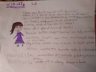 Recomendaciones a violeta