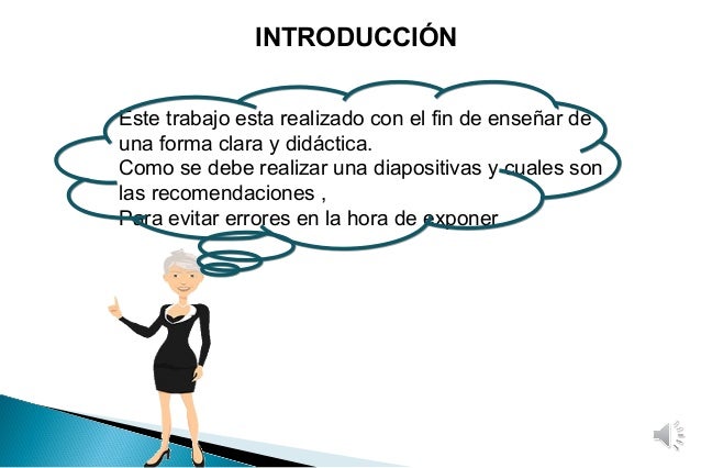para realizar presentaciones en power point
