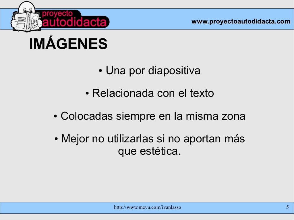 para hacer una presentación de diapositivas