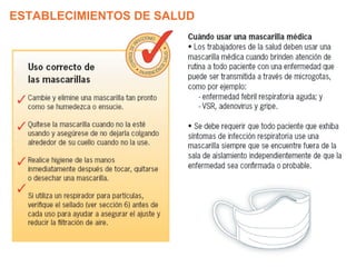 Recomendaciones sobre uso de mascarillas e higiene de manos | PDF