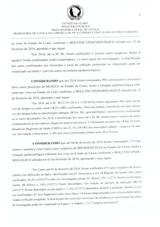 Recomendação 01-2016 pra Pires Ferreira