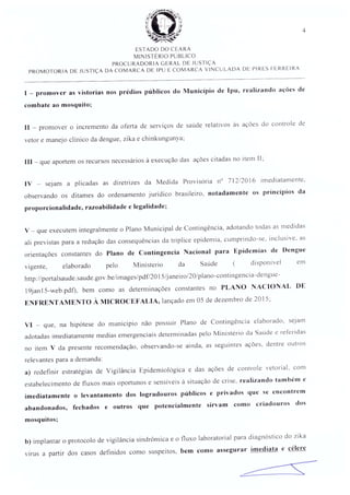 Recomendação 02-2016 para Ipu