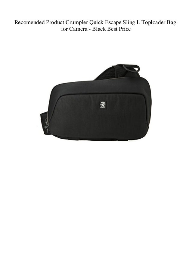 crumpler quick escape sling l