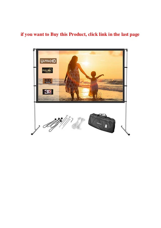 Recomended Product Henzin 100 Inch Projector Screen 4k Ultra Hd 169 P