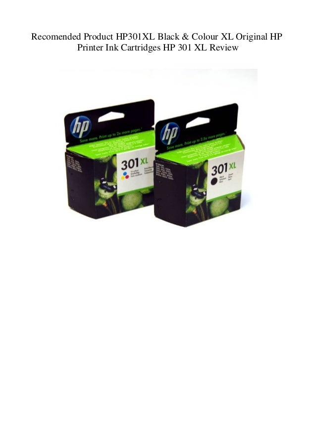 Product HP301XL Black & Colour XL Original HP Printer Ink