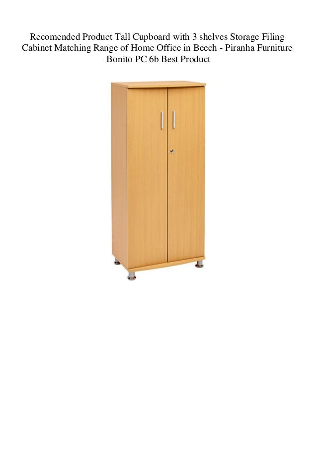 Recomended Product Tall Cupboard With 3 Shelves Storage Filing Cabine