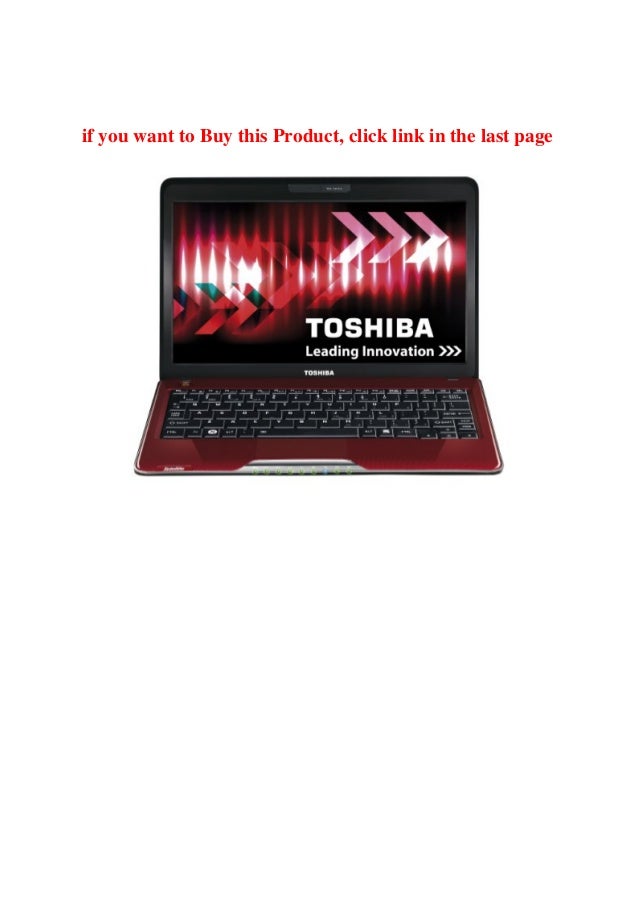 Recomended Product Toshiba Satellite T110-10J 11.6-inch Laptop (Intel