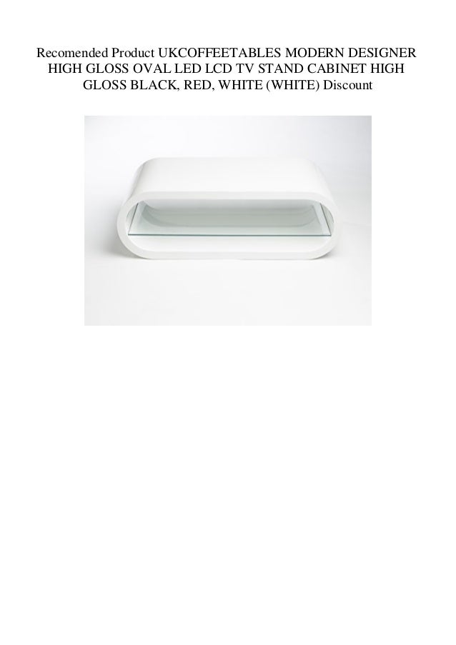 Recomended Product Ukcoffeetables Modern Designer High Gloss Oval Led
