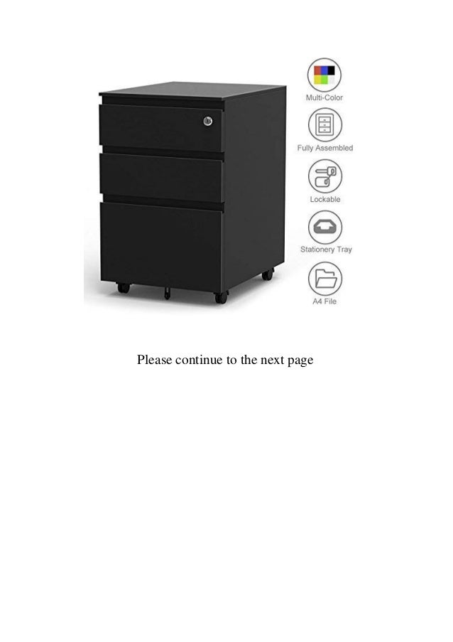 Recomended Review Dripex Fully Assembled 3 Drawer Mobile File Cabinet