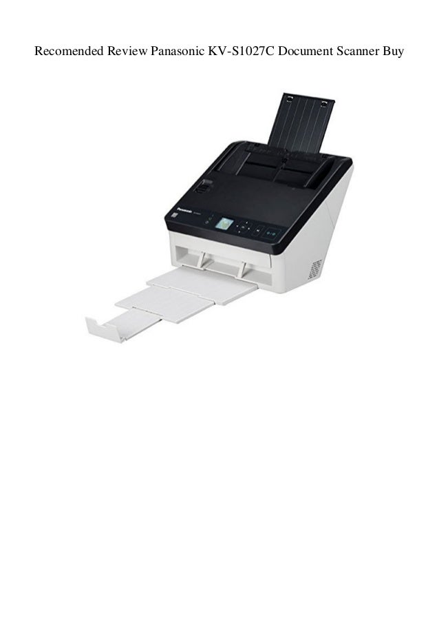 Review Panasonic KVS1027C Document Scanner Buy