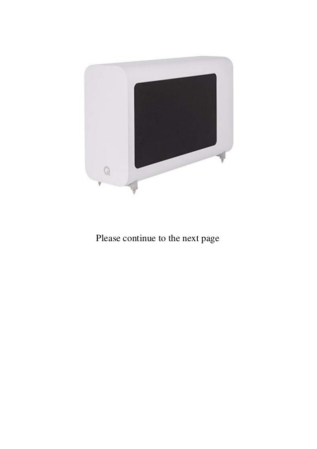 q acoustics 3060s active subwoofer