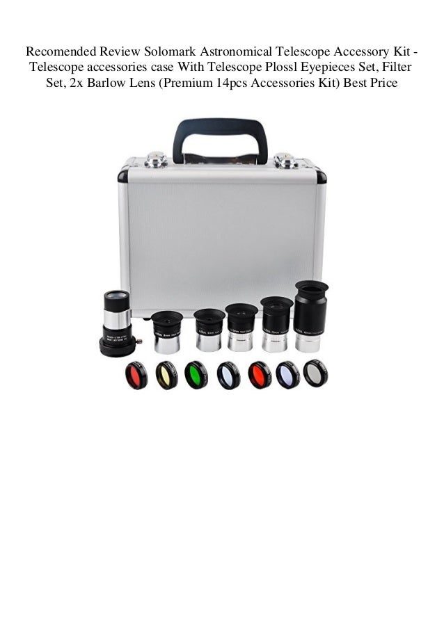Recomended Review Solomark Astronomical Telescope Accessory Kit -Tele…