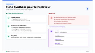RECOMMANDATIONS DE PRÉLÈVEMENT POUR BILAN D'AUTOANTICORPS.pptx