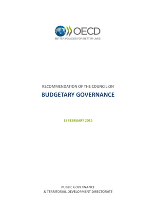 Introductory note
The budget is a central policy document of government, showing how annual and multi-annual
objectives wi...