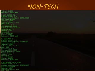 NON-TECH
 