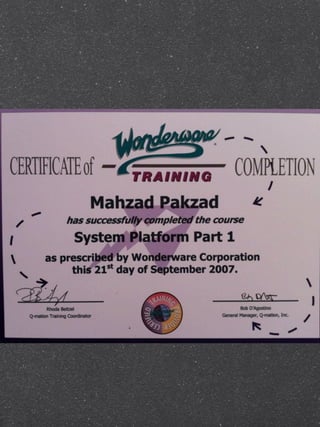 Recommendation Letters Certificates