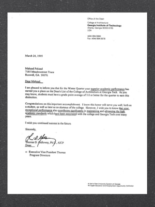 Recommendation Letters Certificates