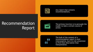 Recommendation Report.pptx