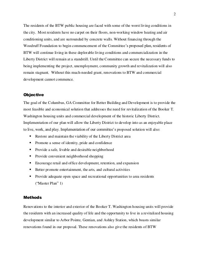 recommendation report and proposal project letter of recommendation for housing