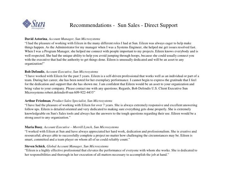 recommendations asset to the organization