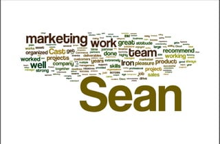 LinkedIn Recommendations Word Cloud