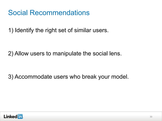 Recommendations as a Conversation with the User | PPT