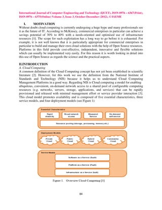 Recommendations for implementing cloud computing management platforms ...