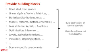 Recommendations for Building Machine Learning Software | PPTX