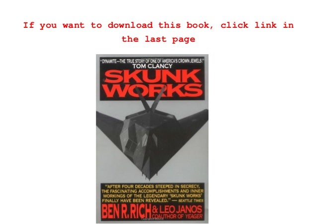 [RECOMMENDATION] Skunk Works: a Personal Memoir of My Years at Lockheed