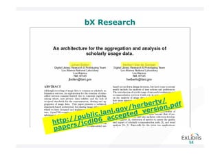bX Research




                            rbertv/ .pdf
                      o v/he version
               .lanl.g pted_
        p ublic _acce
ht tp:// jcdl06
pa  pers/
 