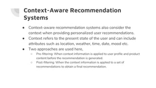 Introduction to Recommendation Systems | PDF