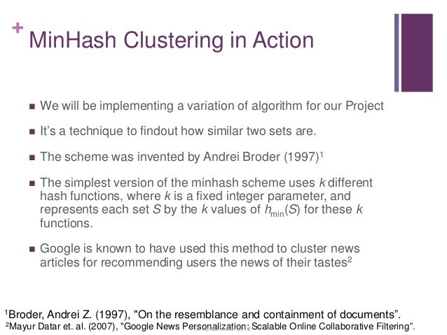 Large Scale Parallel Collaborative Filtering And Clustering Using Map