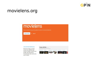 movielens.org
 