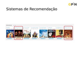 Sistemas de Recomendação
 