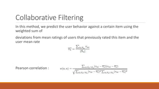 Recommender systems using collaborative filtering | PPTX