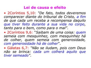 “
R
e
c
o
n
c
i
l
i
a
i
-
v
o
Vos entregue ao ministro da justiça:
pode-se entender como sendo a Lei de
causa e efeito, pela qual jamais ficarão
“impunes” as transgressões à Lei divina.
 