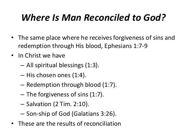 reconciliation definition reconciliation definition