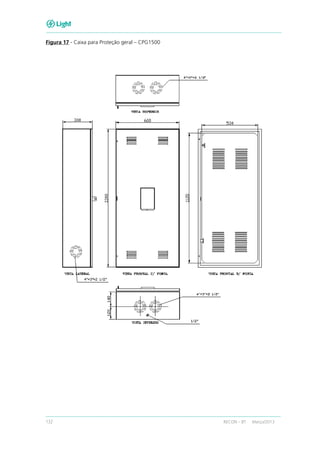 132 RECON – BT Março/2013
Figura 17 - Caixa para Proteção geral – CPG1500
 