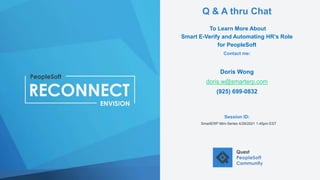 E-Verify for PeopleSoft - Streamline and automate your Employment ...