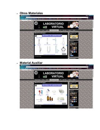 Otros Materiales
 Material Auxiliar
 