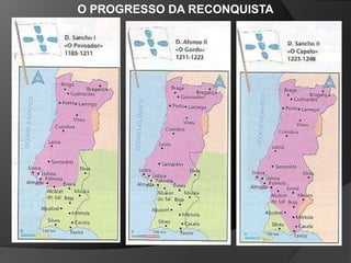O PROGRESSO DA RECONQUISTA
 